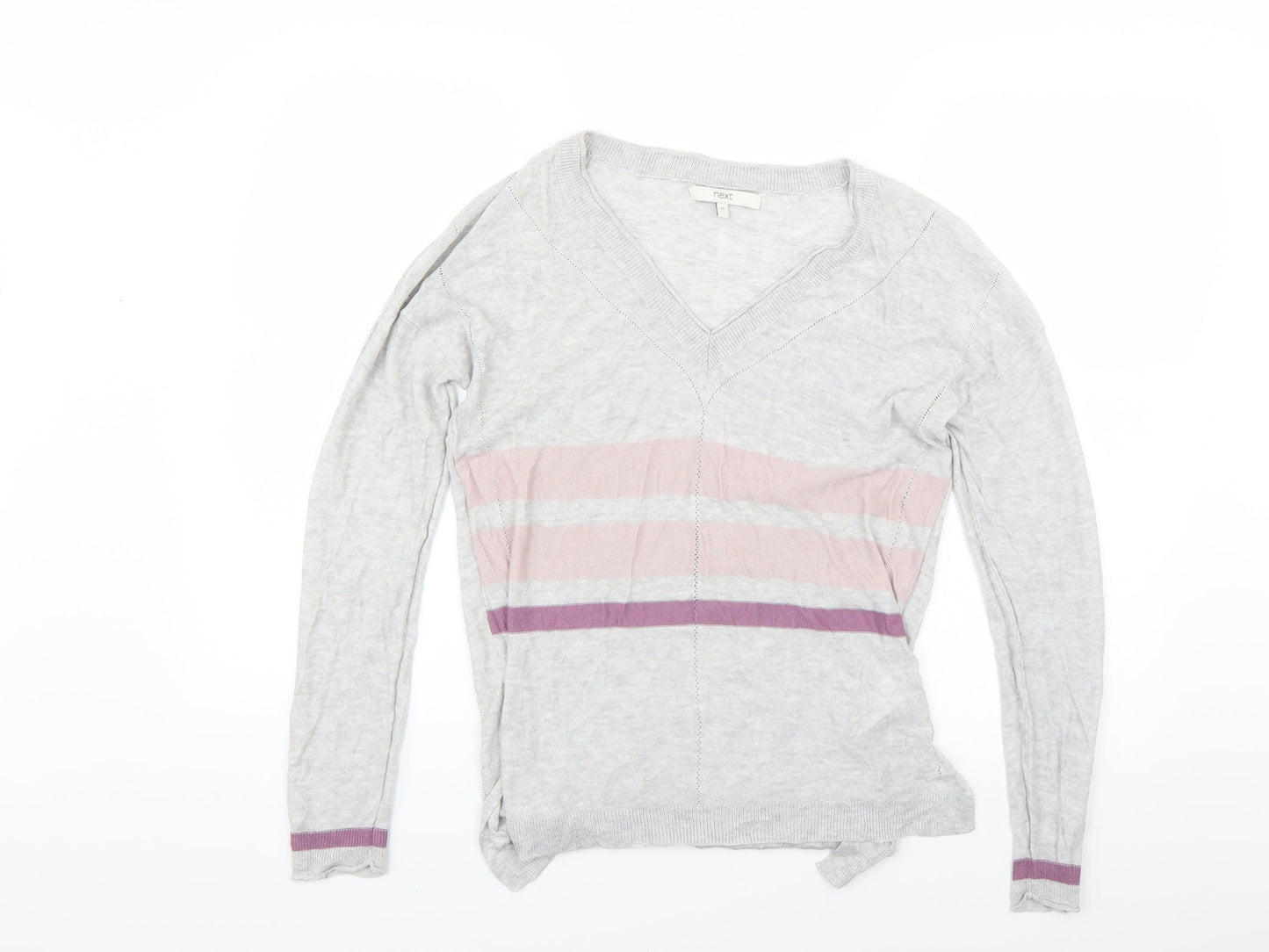 Womens UK Size 12 NEXT Grey Pullover Jumper