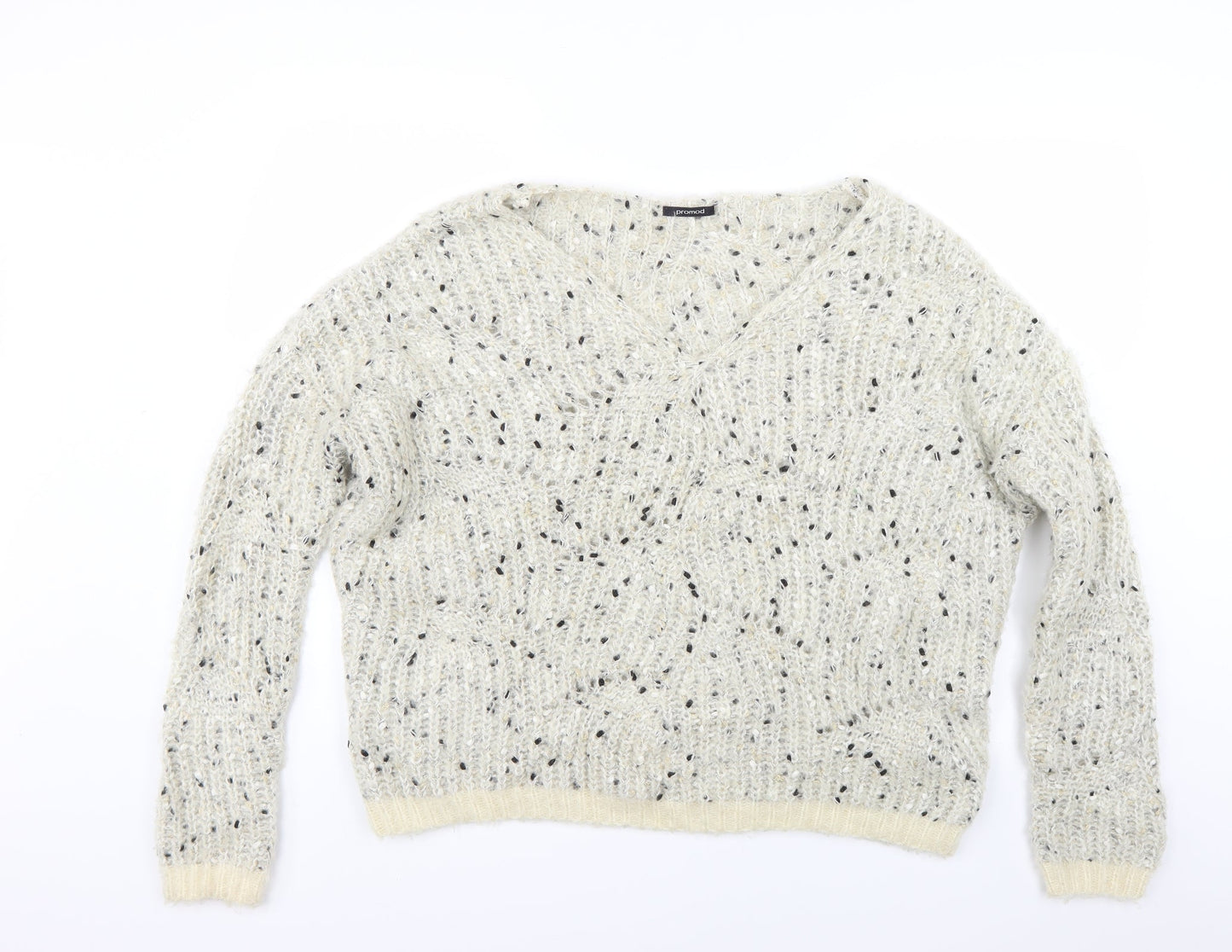 Womens UK Size S Promod Beige Pullover Jumper