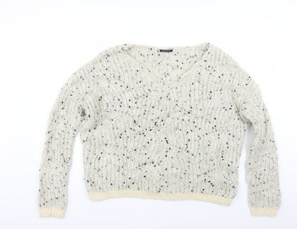 Womens UK Size S Promod Beige Pullover Jumper
