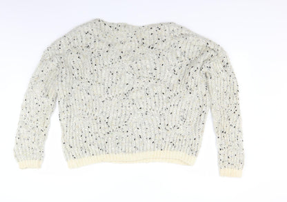 Womens UK Size S Promod Beige Pullover Jumper