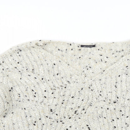 Womens UK Size S Promod Beige Pullover Jumper