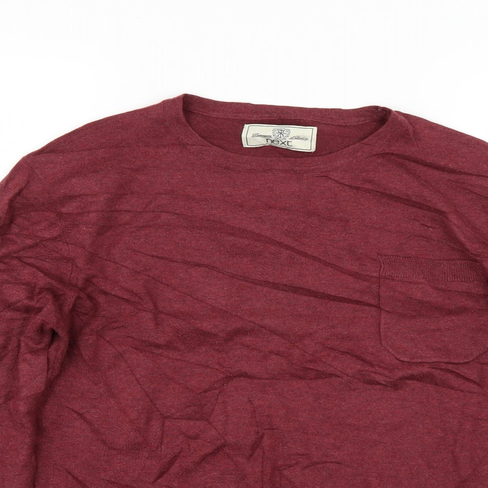NEXT Mens Red   Pullover Jumper Size M