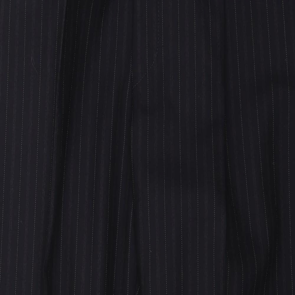 Preworn Mens Blue Striped  Dress Pants Trousers Size 34 L29 in