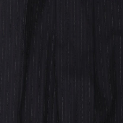 Preworn Mens Blue Striped  Dress Pants Trousers Size 34 L29 in