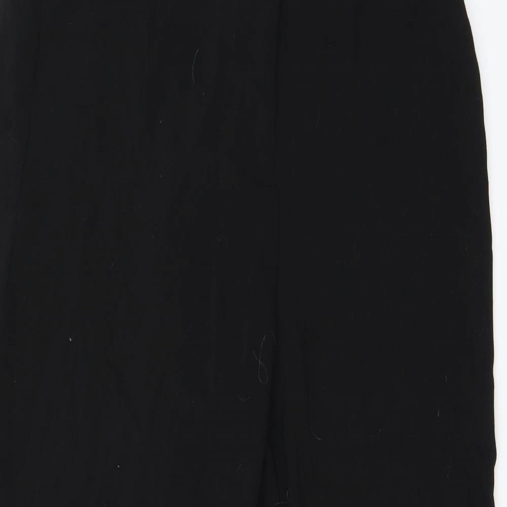 Womens UK Size 10 River Island Regular Fit  Black Trousers