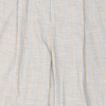 TU Womens Beige Striped  Trousers  Size 14 L24 in