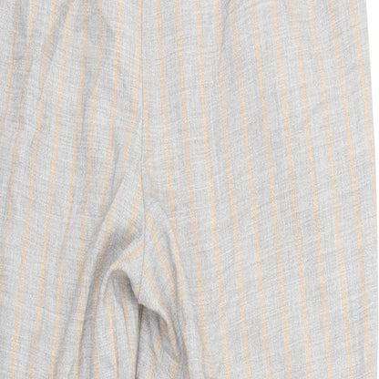 TU Womens Beige Striped  Trousers  Size 14 L24 in