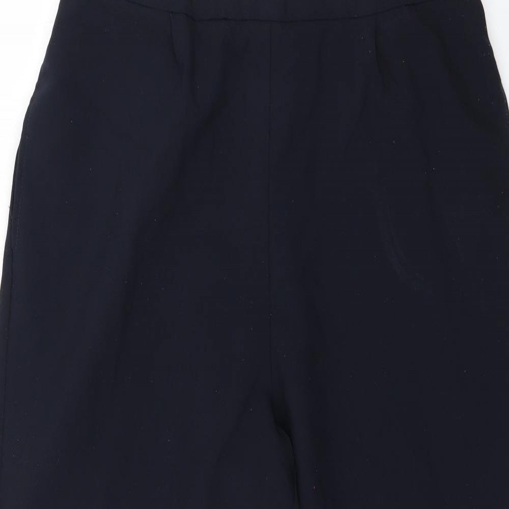 BM Womens Blue   Cropped Trousers Size 14 L23 in