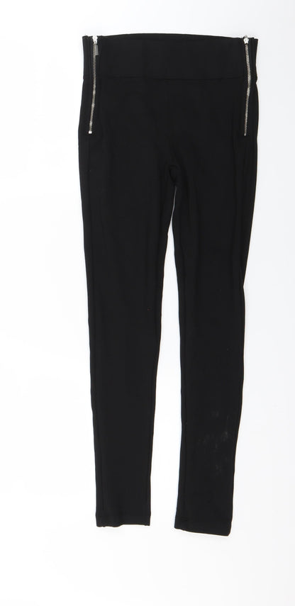 Star Womens Black   Trousers  Size 8 L25 in - Leggings