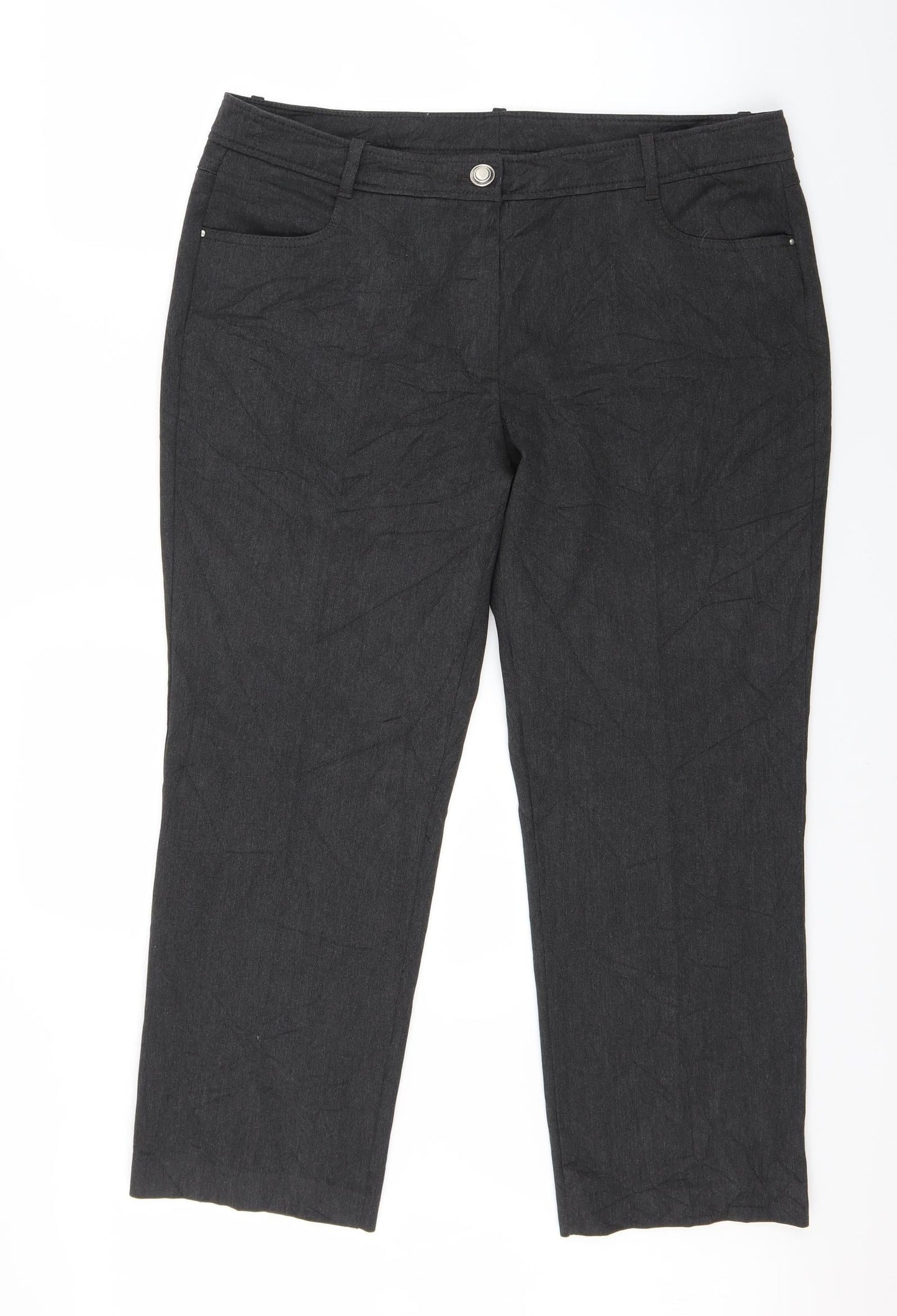 Mark Womens Grey   Trousers  Size 35 in L25 in - Short leg