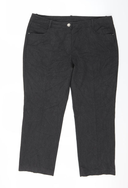 Mark Womens Grey   Trousers  Size 35 in L25 in - Short leg