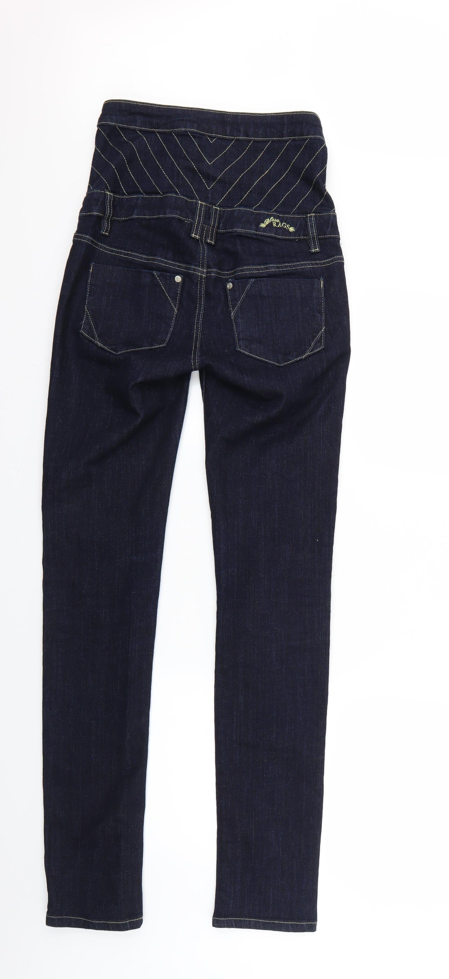 Blue Rags Womens Blue  Denim Skinny Jeans Size 8 L29 in
