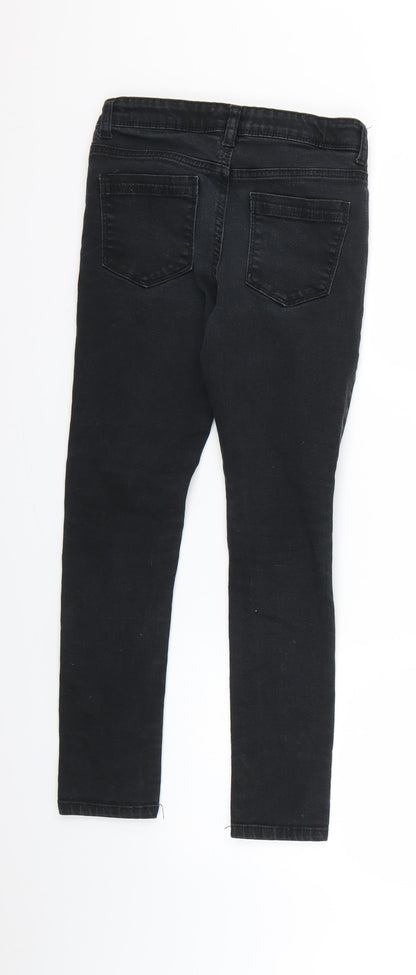 Primark Girls Black   Skinny Jeans Size 9 Years