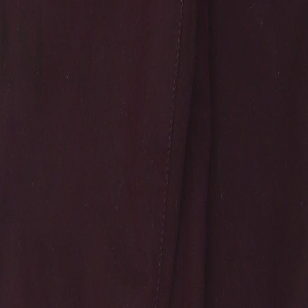 Topshop Womens Red  Denim Skinny Jeans Size 26 in L29 in