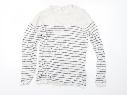 Womens UK Size S NEXT White Pullover Jumper