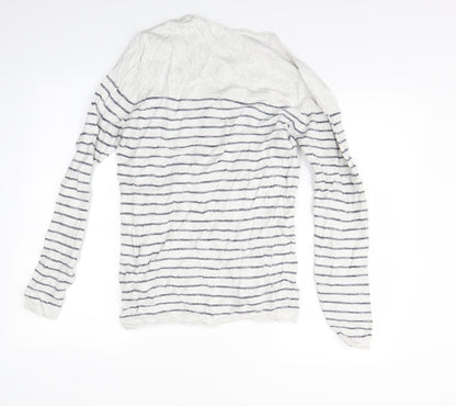 Womens UK Size S NEXT White Pullover Jumper