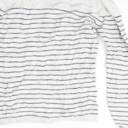 Womens UK Size S NEXT White Pullover Jumper