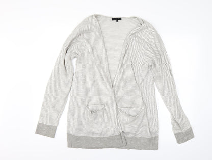 Womens UK Size M Verve Ami Grey Cardigan Jumper