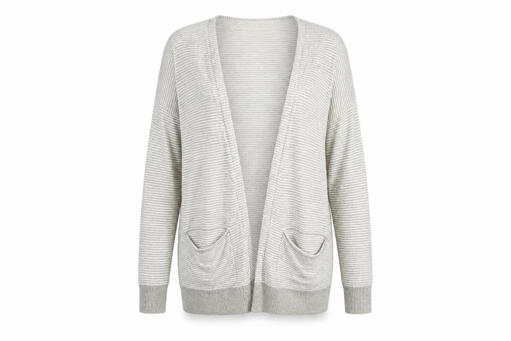 Womens UK Size M Verve Ami Grey Cardigan Jumper