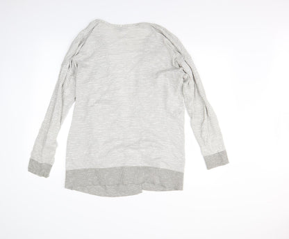 Womens UK Size M Verve Ami Grey Cardigan Jumper
