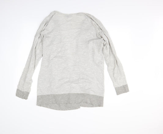 Womens UK Size M Verve Ami Grey Cardigan Jumper