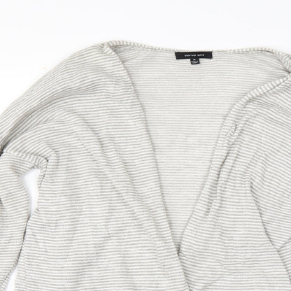 Womens UK Size M Verve Ami Grey Cardigan Jumper