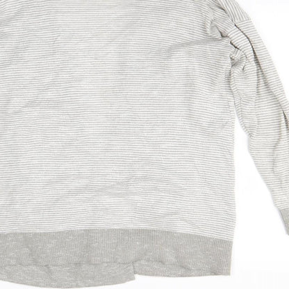 Womens UK Size M Verve Ami Grey Cardigan Jumper