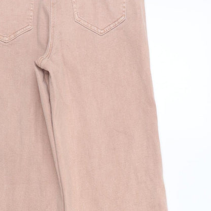 Womens UK Size 14 NEXT Regular Fit  Pink Trousers