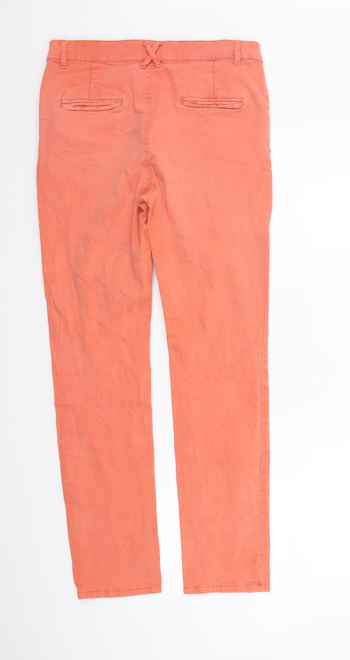 Dickins & Jones Womens Orange   Trousers  Size 10 L29 in