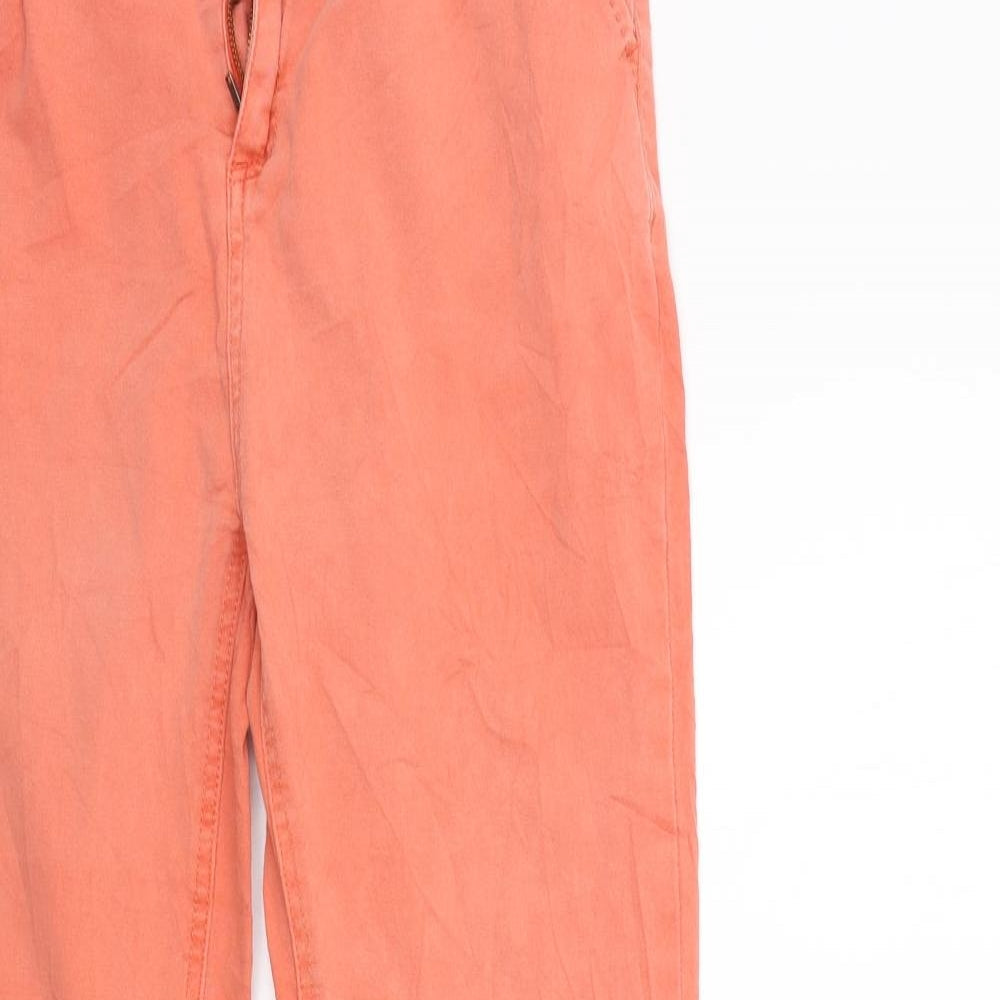 Dickins & Jones Womens Orange   Trousers  Size 10 L29 in