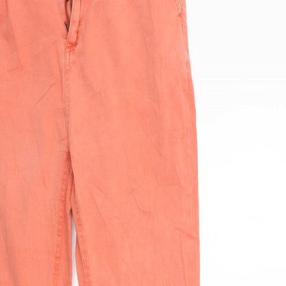 Dickins & Jones Womens Orange   Trousers  Size 10 L29 in