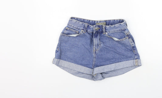 deniem co Womens Blue   Cut-Off Shorts Size 10