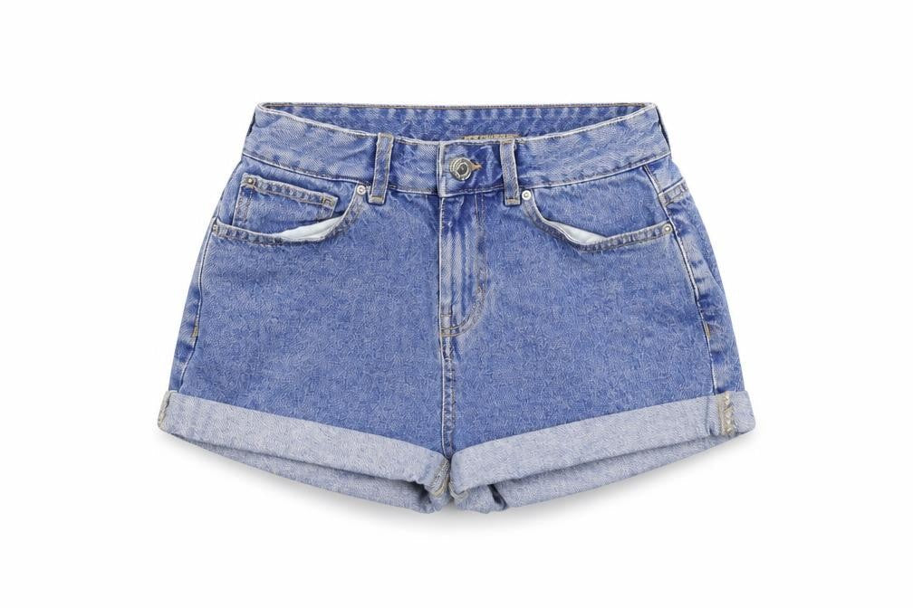 Womens UK Size 10 deniem co Regular Fit Cut-Off Shorts