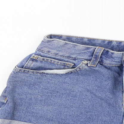 deniem co Womens Blue   Cut-Off Shorts Size 10