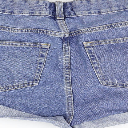 deniem co Womens Blue   Cut-Off Shorts Size 10