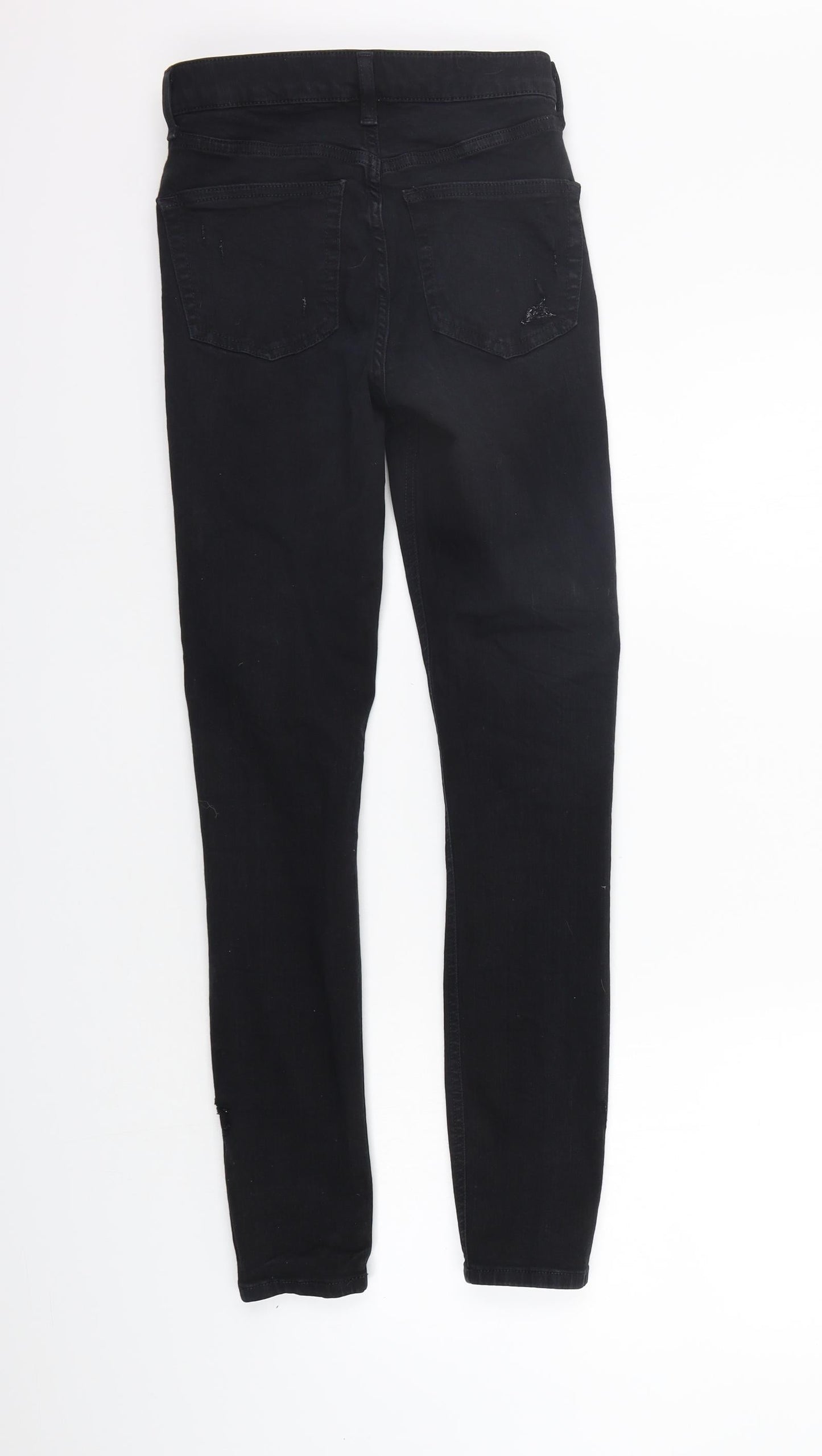 Topshop Womens Black   Skinny Jeans Size 26 in L32 in