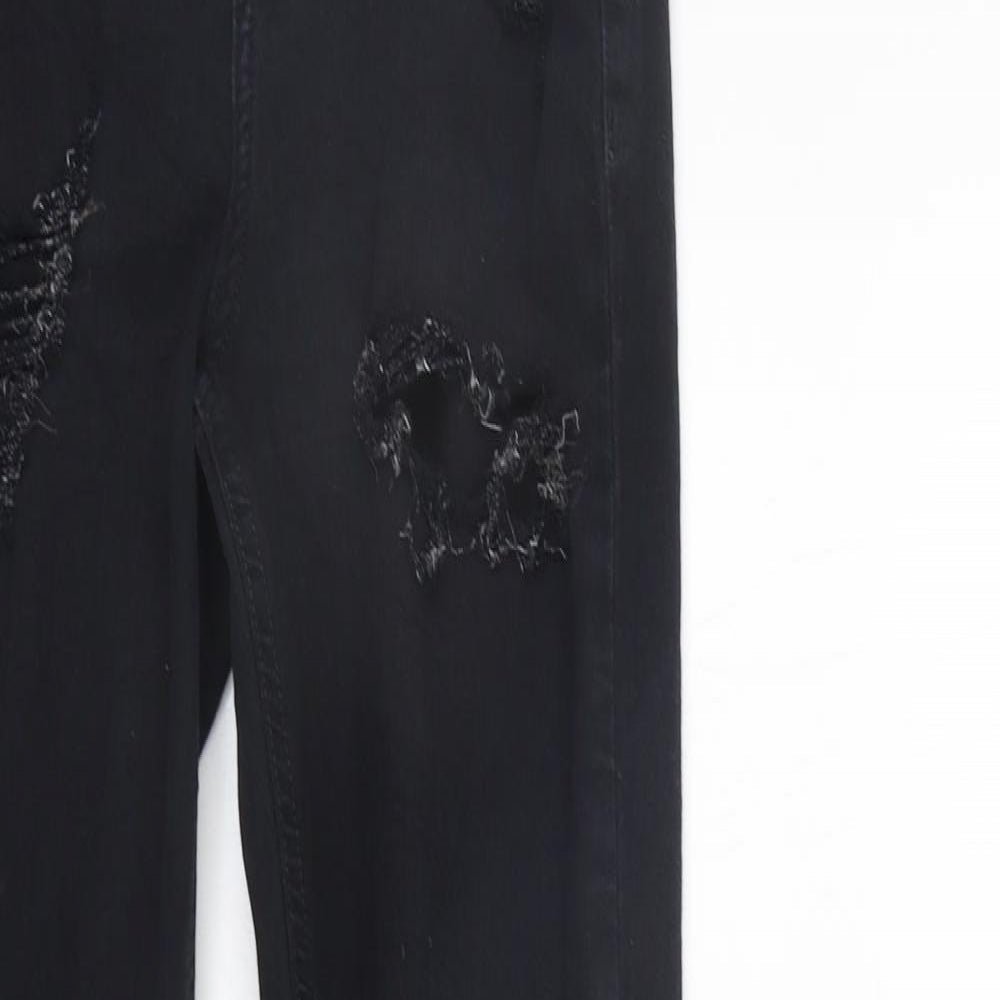 Topshop Womens Black   Skinny Jeans Size 26 in L32 in