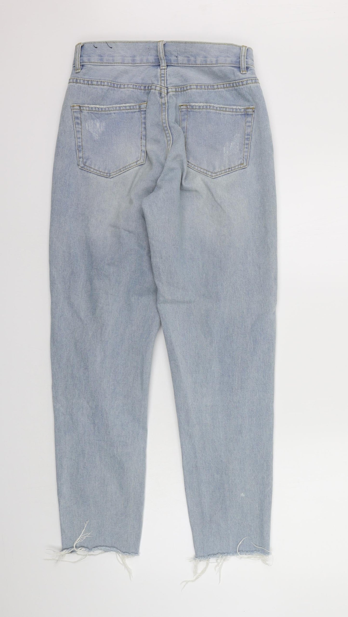 Missguided Womens Blue   Straight Jeans Size 8 L28 in