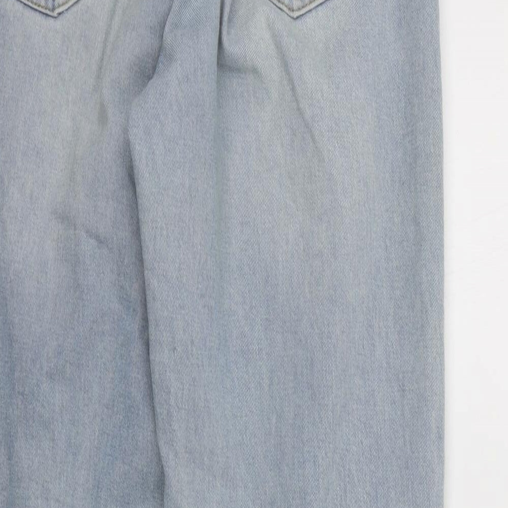 Missguided Womens Blue   Straight Jeans Size 8 L28 in