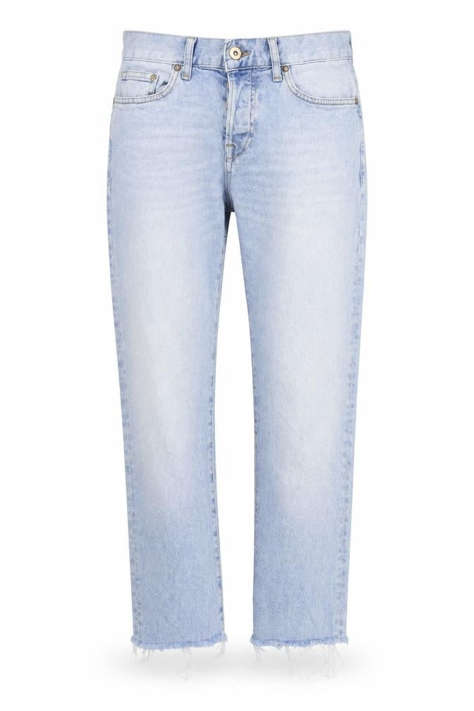 Womens UK Size 29 in H&M Regular Fit Straight Blue Jeans