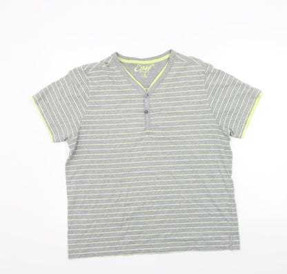 Mens UK Size L Easy Grey  T-Shirt