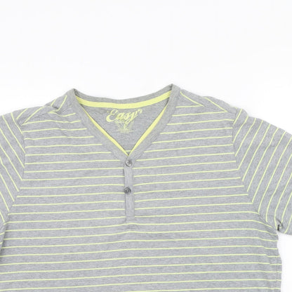 Mens UK Size L Easy Grey  T-Shirt