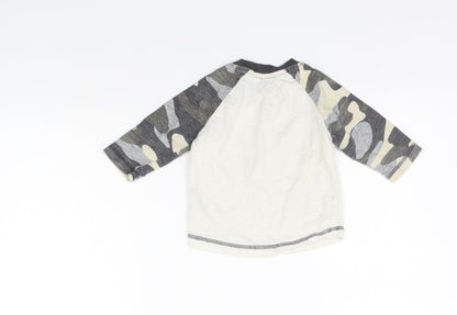 NEXT Boys Grey   Basic T-Shirt Size 6-9 Months  - amaze