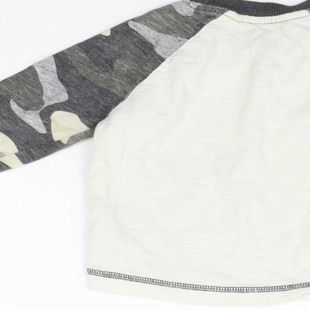 NEXT Boys Grey   Basic T-Shirt Size 6-9 Months  - amaze