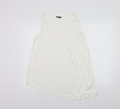 F&F Womens White   Basic Tank Size 14