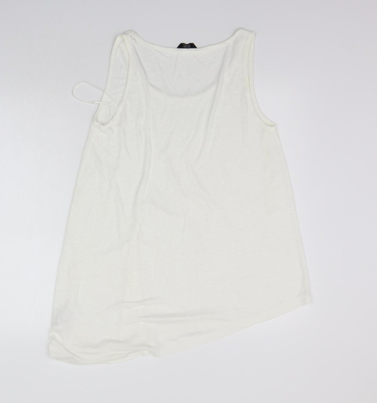 F&F Womens White   Basic Tank Size 14