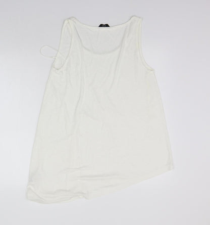 F&F Womens White   Basic Tank Size 14