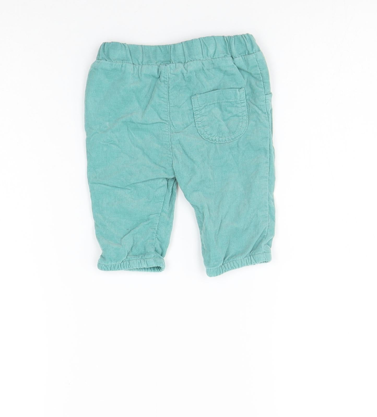 Marks and Spencer Girls Blue   Cropped Trousers Size 0-3 Months