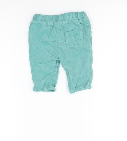 Marks and Spencer Girls Blue   Cropped Trousers Size 0-3 Months