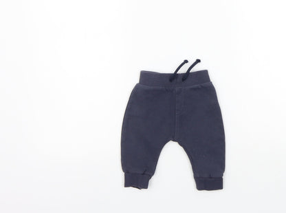 Nutmeg Baby Blue   Jogger Trousers Size 0-3 Months